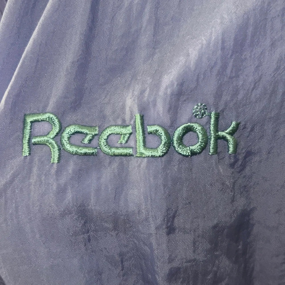 90’a Vintage Retro Purple and Teal Zip Up Windbreaker - Picture 4 of 11